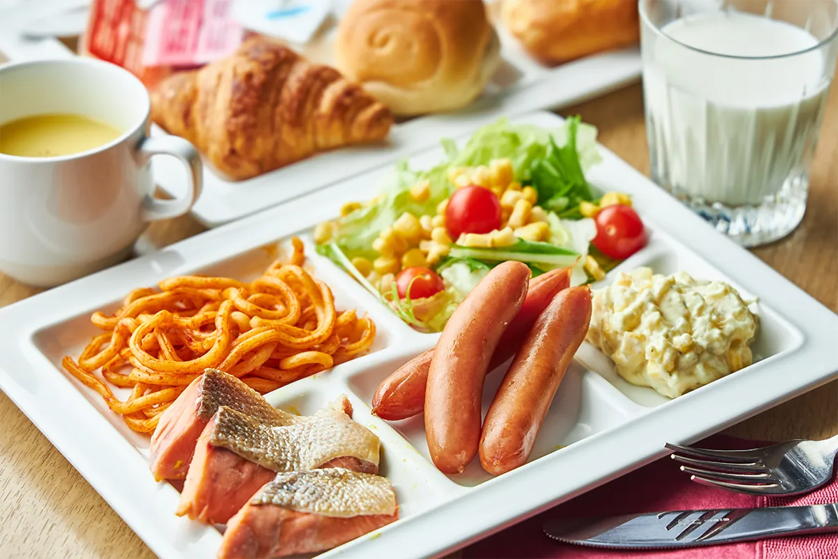 朝食ビュッフェ