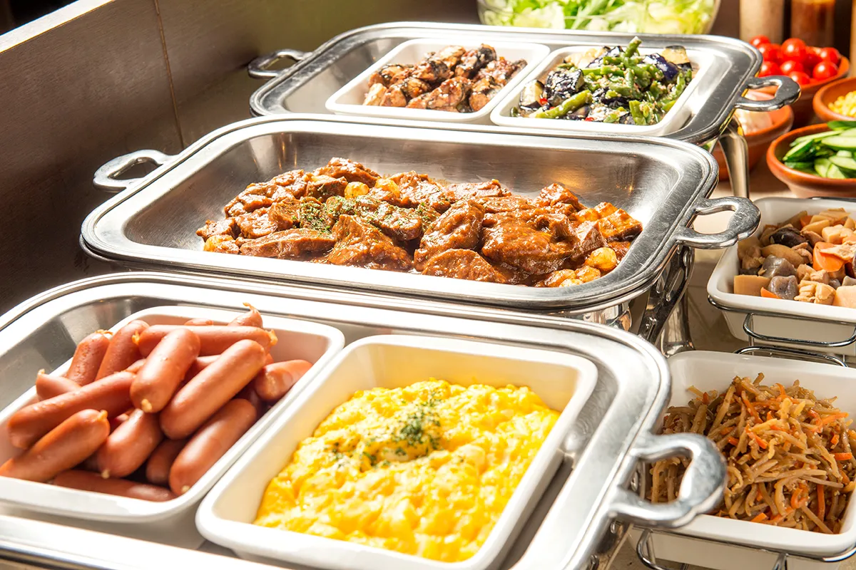 朝食ビュッフェ